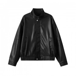 New Men's Jacket Business Casual Leather Jacket