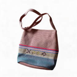 Handbag Okinawa Minsaa Woven Naranja
