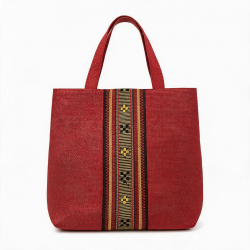 Women's Bag Bolsa de Woven Okinawa Minsa