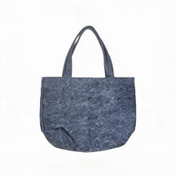 Handbag Fieltro en Gray Moteado