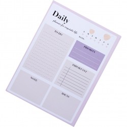 Daily to Do List Notebook Dated and Weekly Planner Hourly Notepad