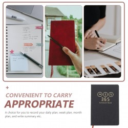 4 Pieces Weekly Planner Notepad Daily Notebook Portable Academic