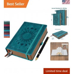 Journal Notebook for Women/Men, Daily for Classic Lined Writing, 360 Pages Lea