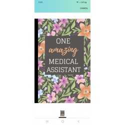 Blank Lined Notebook 120 Pages Daily Journal Note Taking Medical Assistant