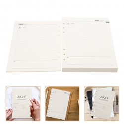 Portable Binder Paper Daily Notebook Papers Study Lined Loose-leaf