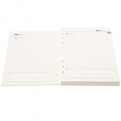 Portable Binder Paper Daily Notebook Papers Study Lined Loose-leaf
