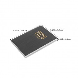 2 Pcs Daily Appointment Planner Notepad School Planning Notebook