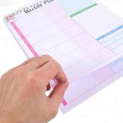 Portable Daily Planner Notebook Office Weekly Planning Notepad Schedule Planner