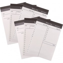 6 Pcs Daily Task Planner Meeting Notebook for Work Organization to Do