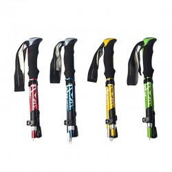 Trekking Poles Nordic Walking Hiking Sticks Anti-shock Adjustable Alpenstocks