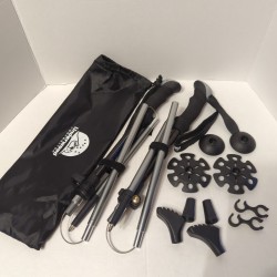 Trekking Poles Collapsible Hiking Poles 2 Pack Aluminum Hiking Sticks