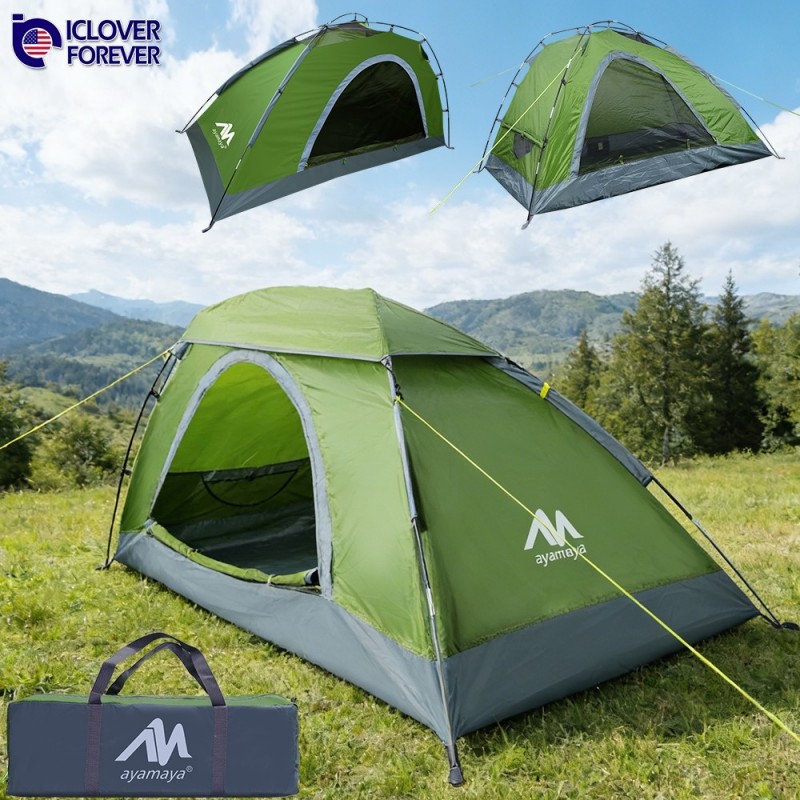 Ultralight 1 Person Camping Tent Waterproof Easy Setup For Backpacking Hiking