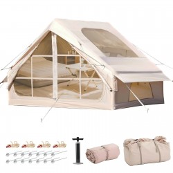 Camping Tent with Air Pump Waterproof Glamping Tent for Family