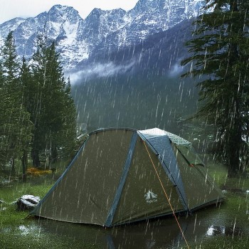 8-10 Person Camping Tent Instant Family Outdoor Double Layer Tent Rainfly Tent