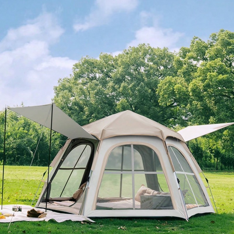 Camping Tent Sun & Wind-Resistant Foldable & Picnic Tent