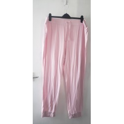 Women's Pink Pyjama Bottoms Elastic Waist Size 20/22