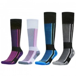 Premium Winter Thermal Ski Socks for Men & Women – High Cushion Hiking Snow Socks, Long Cotton Athletic Socks