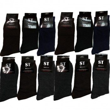 NEW 12 Pairs Mens Cotton Crew Fashion Casual Dress Socks Size9-11 10-13 SX-201