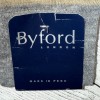 Byford London NWT Men's Brown Gray Striped Marino Wool Blend Socks Made in Peru