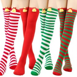 Thigh High Socks Striped Stockings Knee High Socks for Women Over the Knee Socks for Teen Girls