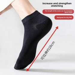 Men's Big Size Socks 45-48 | Breathable Low-Cut Casual & Athletic Socks for Wide Feet