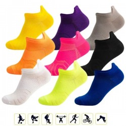 1pair Women Men Short Ankle Socks Anti-sweat Unisex Breathable Socks Outdoor Running Basketball Soccer Sports Socks