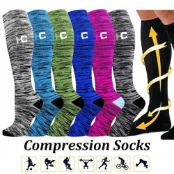 1pair Compression Socks for Women & Men Stockings Athletic Running Cycling Socks Quick-drying Breathable Adult Outdoor Sports Socks