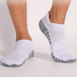 1/2 Pair Men's Women's Thick Bottom Sports Socks, Mid Tube/Short Tube Non-slip Sweat Absorbent Breathable Hiking Socks Ankle Socks,