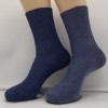5 pairs of MH socks no elastic 100% cotton 1/1 rib blue tones 47-50