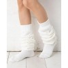 E.G. Smith Women's Loose Socks 60cm White 24-27cm EGL500100 From Japan