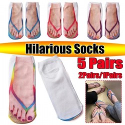5PAIRS/2PAIRS/1PAIR New Color Printing Boat Socks Pure Cotton Breathable Socks Unisex Soft Cotton Socks and Ankle Socks Men's Women's