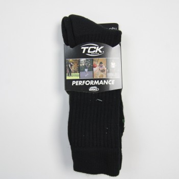TCK TCK Performance Socks Men's Black New with Tags