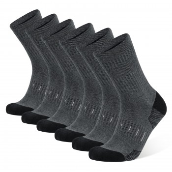 Mens Socks Cushioned Work Socks Walking Socks Womens Crew Athletic Socks for