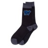 The Padel King Men's Black Socks Fun Birthday Gift For Dad