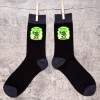 Father's Day My Lucky Pickleball Men's Black Socks Fun Gift For Dad