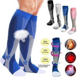 Compression Socks for Women & Men（20-30mmhg）Athletic Nursing Stocking for Running, Flight, Travel, Nurses, Edema