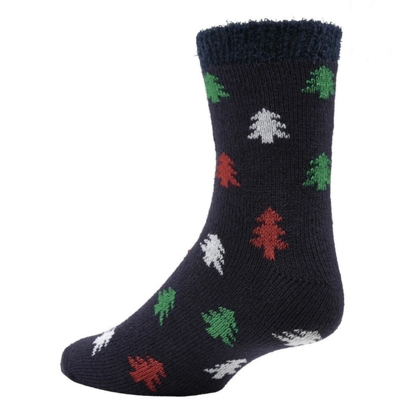 Airplus Mens Double Layer Cozy Socks Aloe Infused Warm Comfy 2 Pair Pack