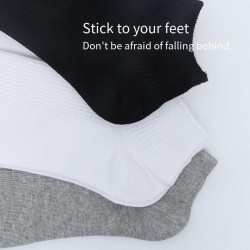 New Mens Cotton Simple Antibacterial Breathable Sports Casual Socks
