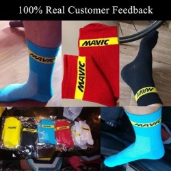 MAVIC SOCKS Coolmax Professional brand Cycling sports Basketball socks Protect feet breathable wicking socks men cycling socks bicycle socks