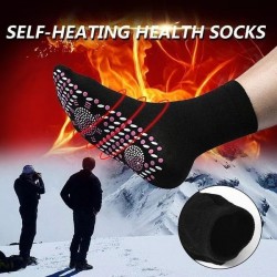 1/2/4Pairs Tourmaline Socks Relief Pain Cotton Magnetic Therapy Foot Care Feet Comfort Self Heating Socks (one size for 36-45)