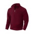 New Men's Stand Up Collar Zipper Sweatshirt Winter Warm Pullover Casual Sportswear
