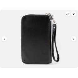 PU Zip Around Wallet Rectangle Mariposa Calaveras/Butterflies/Flower (US IMPORT)