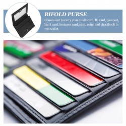 Creative Bi-fold Purse Wallet Multi-card Buckle Zipper Wallet