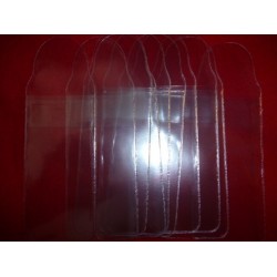 Wallet (10) Plastic Medal Storage Sleeves / Wallets / Envelopes, with Flap Holder