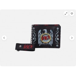 Nemesis Now Officially Licensed Slayer Eagle Embossed Wallet Purse, Black