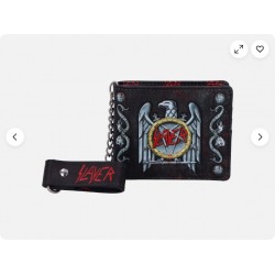 Nemesis Now Officially Licensed Slayer Eagle Embossed Wallet Purse, Black