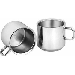 Wine Cup Reusable Water Cup Stainless Steel Tea Cup Small Cup Drinks Cup Party