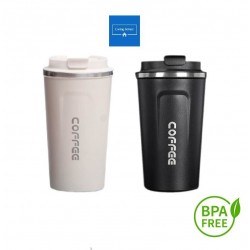 Travel Mug 304 Stainless Steel Water Cup Double Wall Insulated with Lid