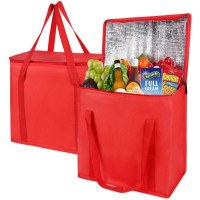 High capacity Lunch Thermal Cooler Bag, Insulation Food Holder Insulated Storage Box Portable Picnic Camping Cooler Drink Carrier