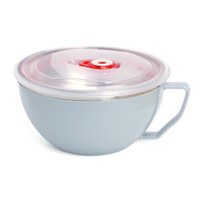 Double Insulated Antiscald Lunch Box Stainless Steel Bowl With Handle Tableware